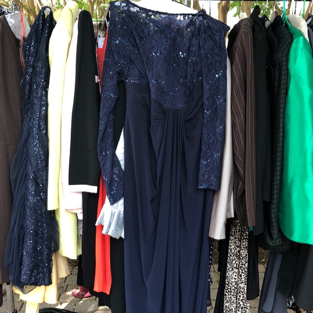 Navy blue evening
